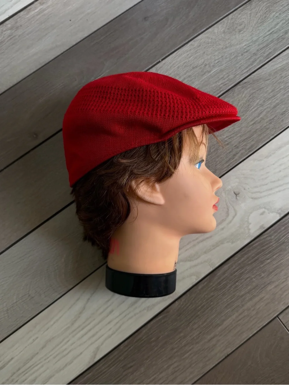 Kangol Tropic 504 Ventair hat in scarlet red